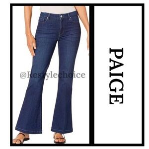 PAIGE premium denim Low flare Jeans size 27 navy blue